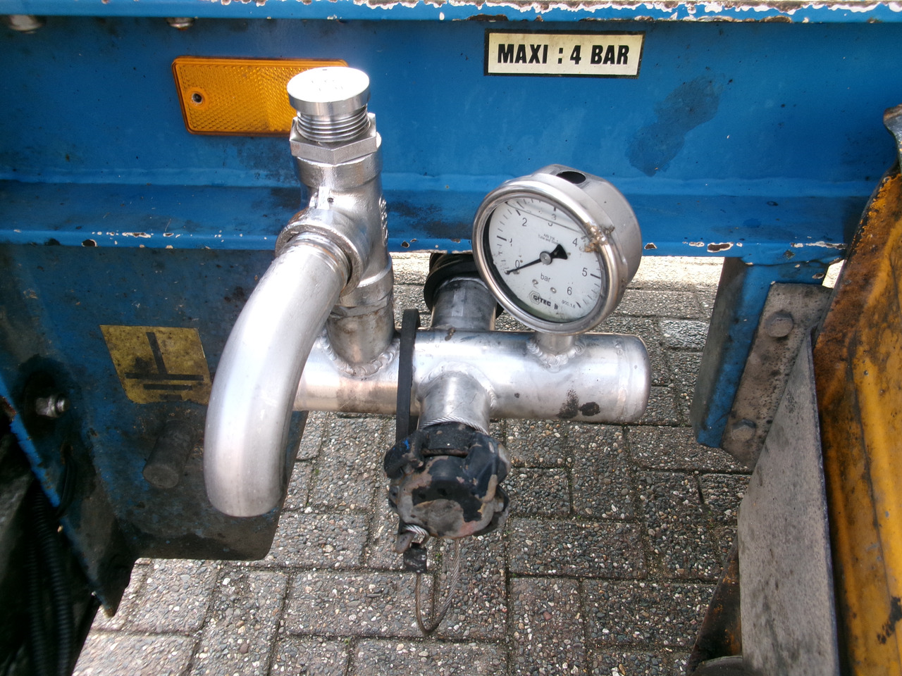Επικαθήμενο βυτίο για τη μεταφορά χημικών ουσιών Magyar Chemical tank inox L4BH 34 m3 / 1 comp: φωτογραφία 8