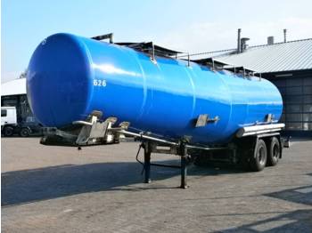 Maisonneuve Chemical tank Inox 31m3 / 3 comp. - Επικαθήμενο βυτίο
