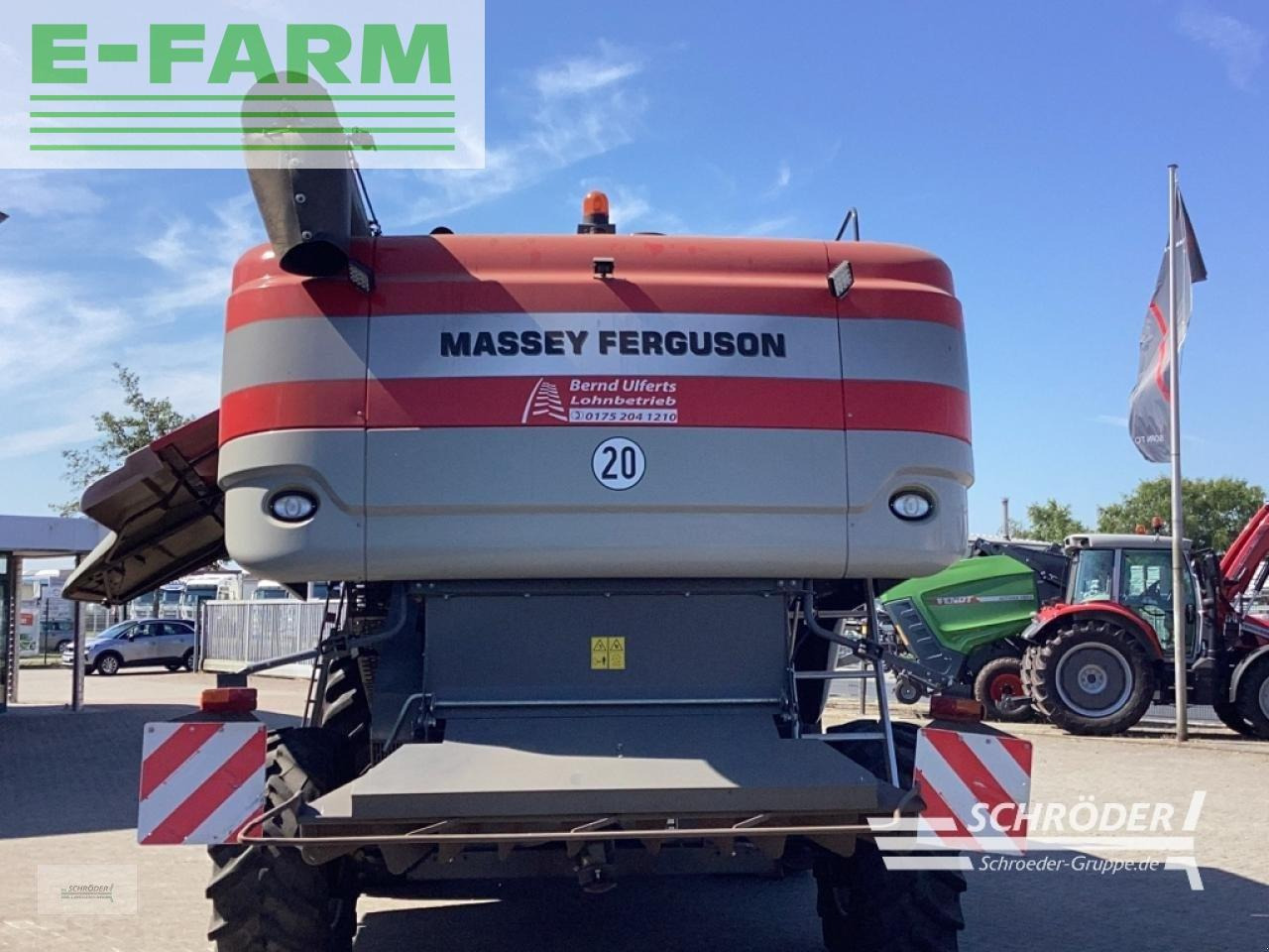Θεριζοαλωνιστική μηχανή Massey Ferguson beta 7360: φωτογραφία 13