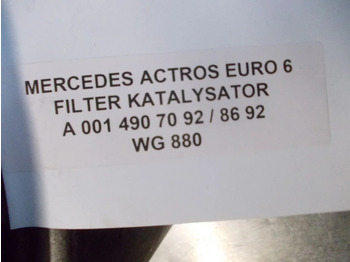 Σύστημα εξάτμισης για Φορτηγό Mercedes-Benz ACTROS A 001 490 70 92 / A 001 490 86 92 KATALYSATOR FILTER EURO 6: φωτογραφία 4