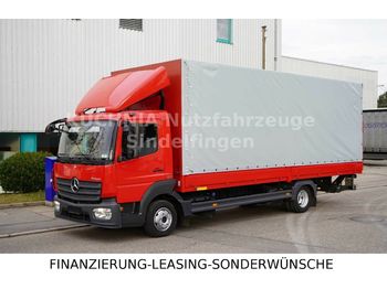 Φορτηγό μουσαμάς Mercedes-Benz Atego 818L Pritsche 7,22m LBW Klima Euro-6: φωτογραφία 1