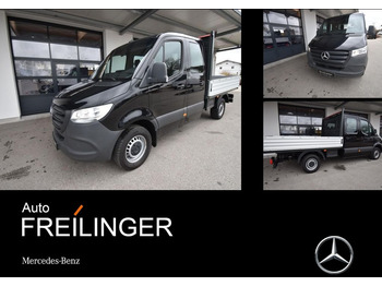 Μικρό φορτηγό με καρότσα, Διπλοκάμπινο ελαφρύ επαγγελματικό Mercedes-Benz Sprinter 317 CDI Doka Klima AHK 3,5 to Leiterträ: φωτογραφία 1