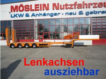 Möslein 4 Achs Satteltieflader, ausziehbar - Επικαθήμενο με χαμηλό δάπεδο