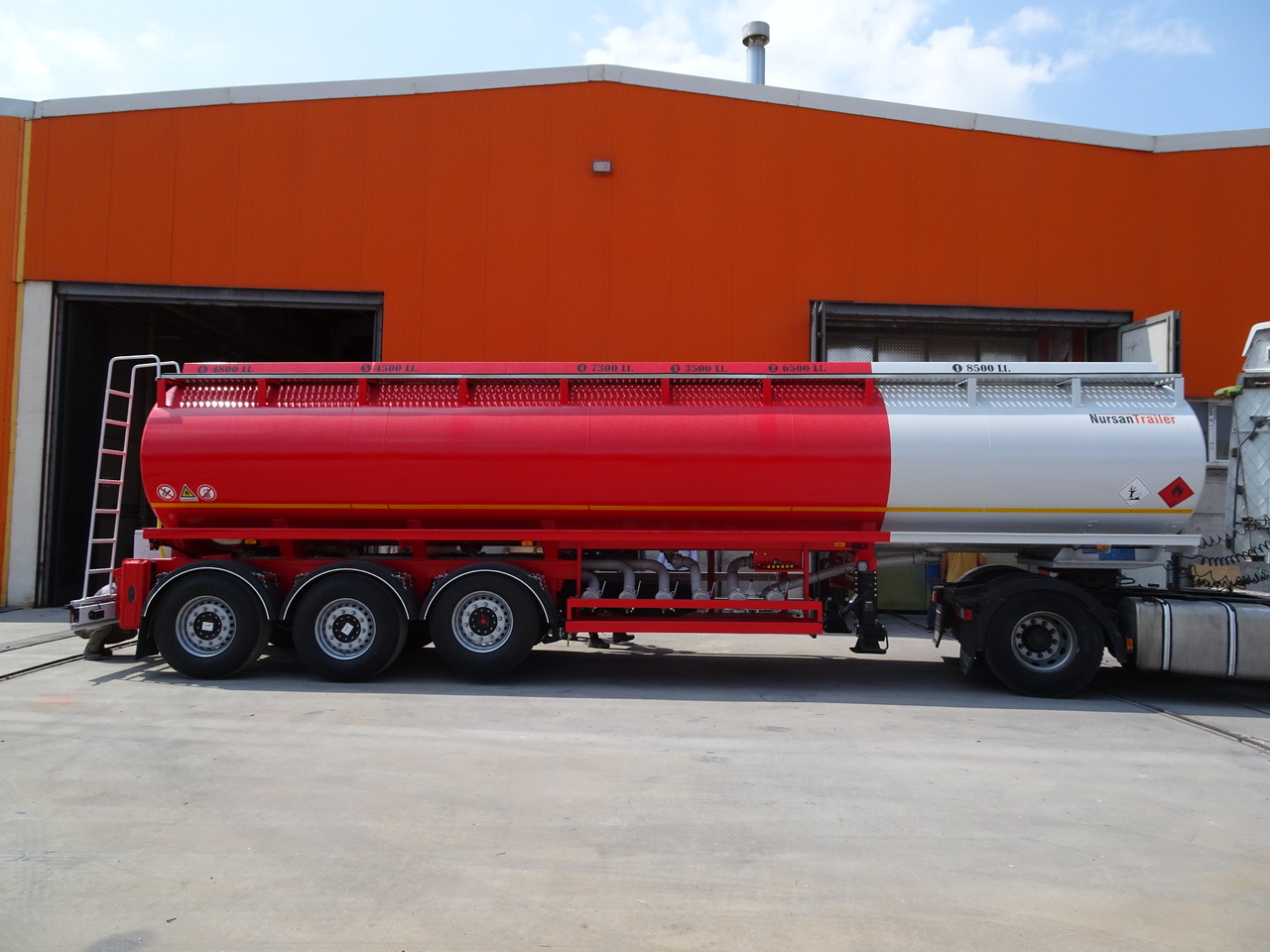 Καινούριο Επικαθήμενο βυτίο για τη μεταφορά καυσίμων NURSAN Steel Fuel Tanker: φωτογραφία 4