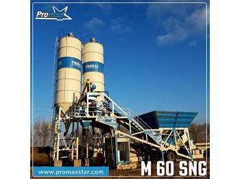 PROMAXSTAR Mobile Concrete Batching Plant PROMAX M60-SNG(60m³/h) - Εργοστάσιο σκυροδέματος