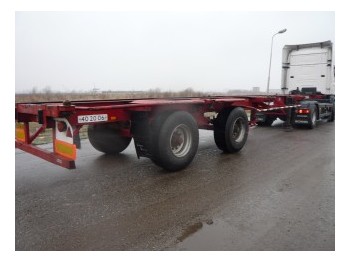 Επικαθήμενο μεταφοράς εμπορευματοκιβωτίων/ Κινητό αμάξωμα Pacton container chassis 2 axle 40ft: φωτογραφία 1