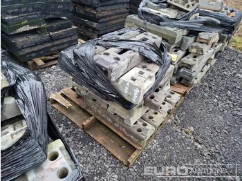 Εξοπλισμού κατασκευών Pallet of Heras Fencing Bases