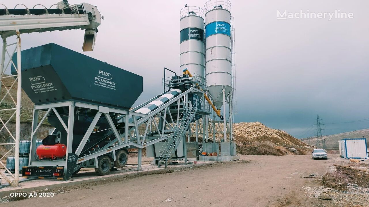 Καινούριο Εργοστάσιο σκυροδέματος Plusmix 100 m³/hour MOBILE Concrete Plant - BETONNYY ZAVOD - CENTRALE A: φωτογραφία 17