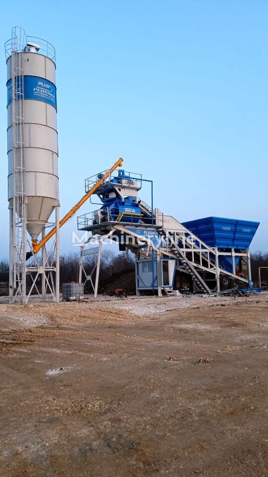 Καινούριο Εργοστάσιο σκυροδέματος Plusmix 100 m³/hour MOBILE Concrete Plant - BETONNYY ZAVOD - CENTRALE A: φωτογραφία 2