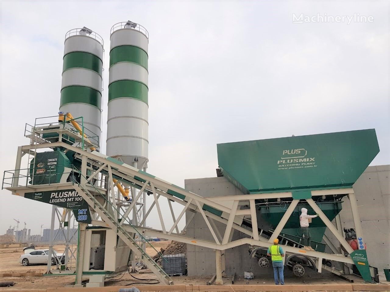 Καινούριο Εργοστάσιο σκυροδέματος Plusmix 100 m³/hour MOBILE Concrete Plant - BETONNYY ZAVOD - CENTRALE A: φωτογραφία 13