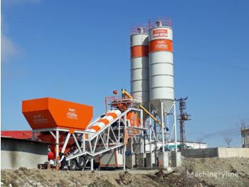Plusmix 100 m³/hour Mobile Concrete Batching Plant - BETONYY ZAVOD - CEN - Εργοστάσιο σκυροδέματος