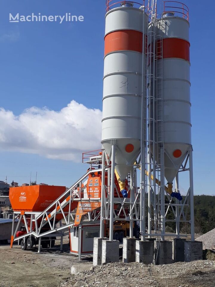 Καινούριο Εργοστάσιο σκυροδέματος Plusmix 100 m³/hour Mobile Concrete Batching Plant - BETONYY ZAVOD - CEN: φωτογραφία 2