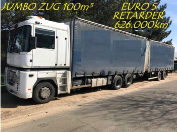 Φορτηγό κόφα Renault MAGNUM 500DXI RETARDER - 6x2 - JUMBO 100m³ - EURO 5: φωτογραφία 1