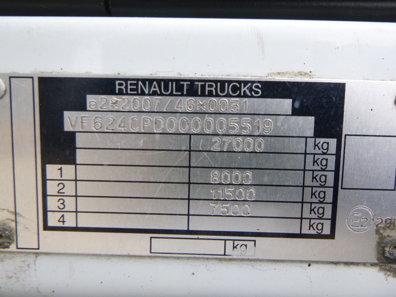Φορτηγό με ανοιχτή καρότσα, Φορτηγό με γερανό Renault Premium 380 dxi 6x2 RHD + HMF 2620-K4: φωτογραφία 34