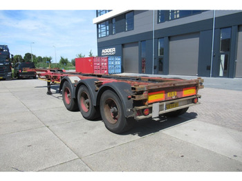Επικαθήμενο μεταφοράς εμπορευματοκιβωτίων/ Κινητό αμάξωμα Renders Container Chassis / Extendable on rear / BPW + drum: φωτογραφία 2