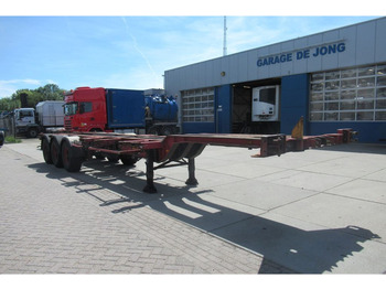 Επικαθήμενο μεταφοράς εμπορευματοκιβωτίων/ Κινητό αμάξωμα Renders Container Chassis / Extendable on rear / BPW + drum: φωτογραφία 4