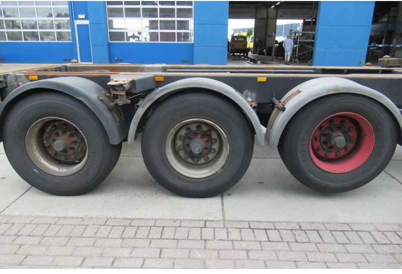 Επικαθήμενο μεταφοράς εμπορευματοκιβωτίων/ Κινητό αμάξωμα Renders Container Chassis / Extendable on rear / BPW + drum: φωτογραφία 6