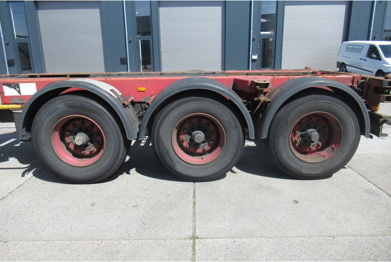 Επικαθήμενο μεταφοράς εμπορευματοκιβωτίων/ Κινητό αμάξωμα Renders Container Chassis / Extendable on rear / BPW + drum: φωτογραφία 6