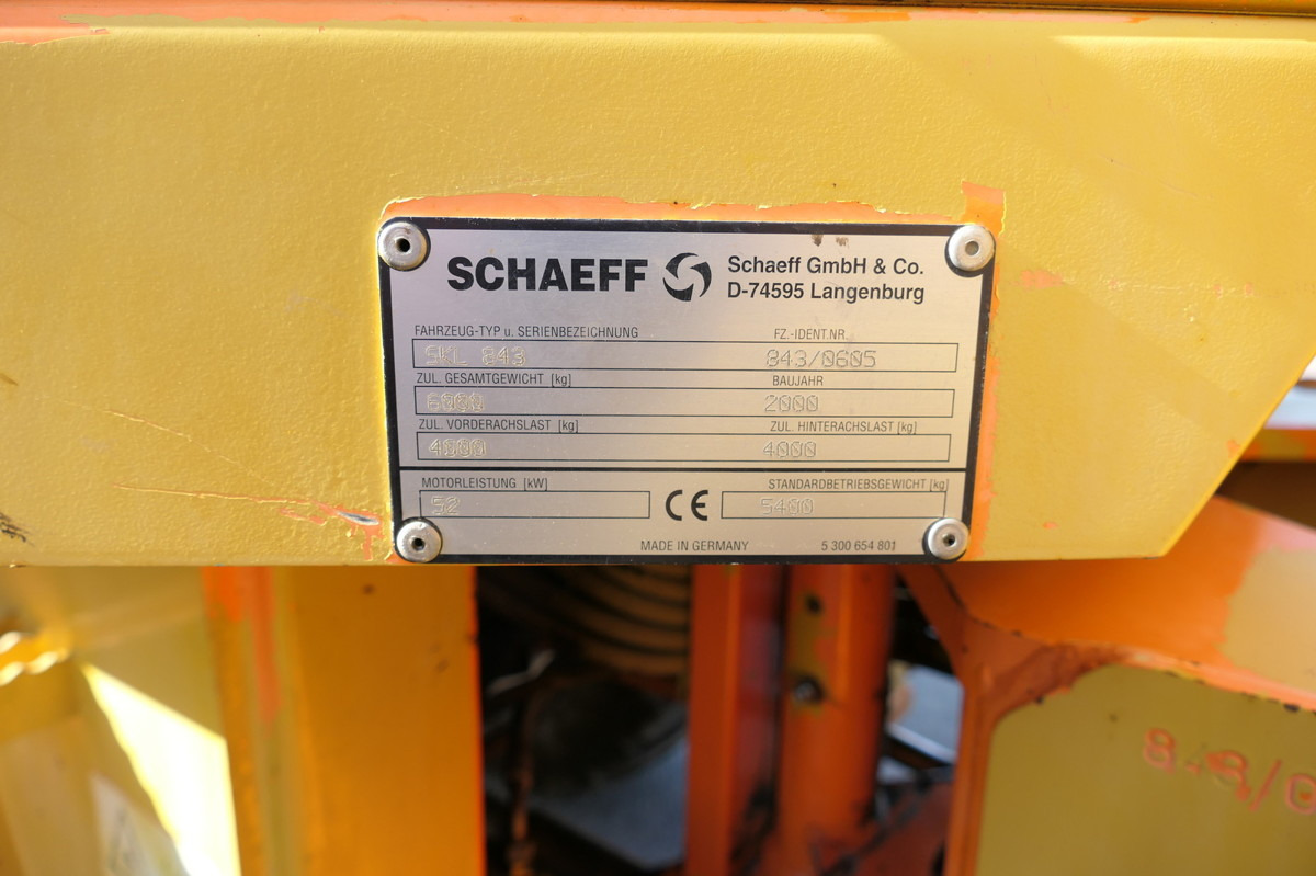 Ελαστιχοφόρος φορτωτής SCHAEFF SKL 843: φωτογραφία 18