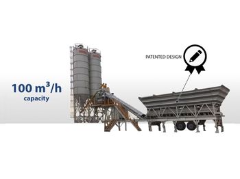 SEMIX Mobile 100S4 Concrete Mixing Plant - Εργοστάσιο σκυροδέματος