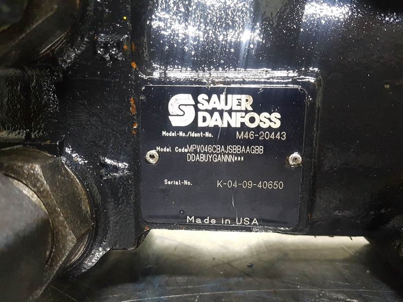 Υδραυλικό για Κατασκευή μηχανήματα Sauer Danfoss MPV046CBAJSBBAAGBBD - M46-20443 - Drive pump: φωτογραφία 7