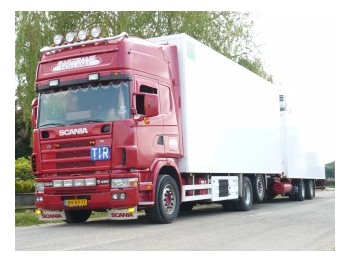 Scania 164-480 topline v8 - Φορτηγό ψυγείο