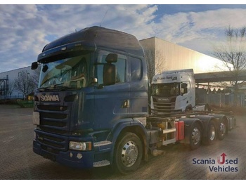Φορτηγό μεταφοράς εμπορευματοκιβωτίων/ Κινητό αμάξωμα Scania G 410 LB8x2*6HNB: φωτογραφία 1