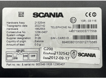 Ηλεκτρονική μονάδα ελέγχου Scania G-Series (01.09-): φωτογραφία 5