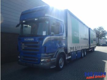 Φορτηγό μουσαμάς Scania R500 V8 Euro 5 Retarder + Trailer: φωτογραφία 1