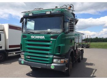 Scania R 420 6x6 do drewna drzewa lasu - Δασική ρυμούλκα