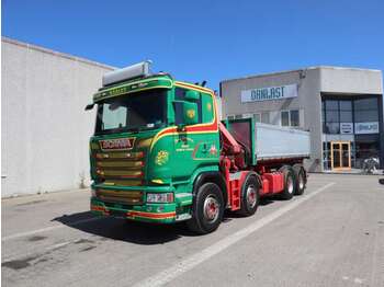 Scania R 490 - Τηλεσκοπικός γερανός