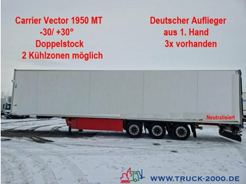 Επικαθήμενο ψυγείο Schmitz Cargobull Carrier 1950 2 Kühlzonen Trennwand Doppelstock: φωτογραφία 1