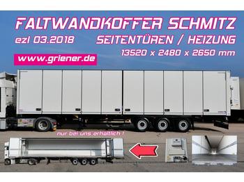 Schmitz Cargobull SKO 24/ SEITLICHE TÜREN / FALTWAND /VERZINKT  - Επικαθήμενο κόφα