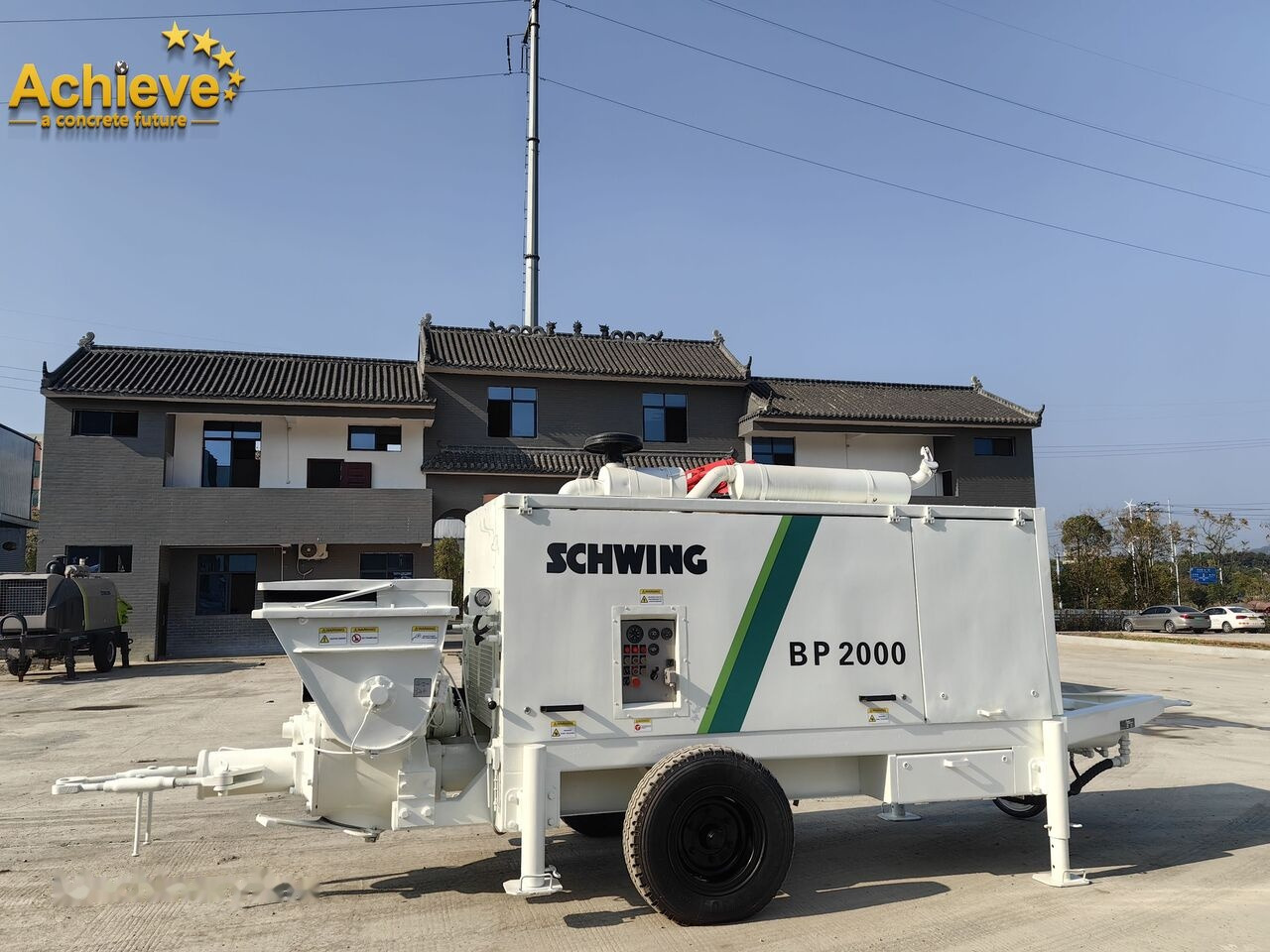 Καινούριο Σταθερή αντλία σκυροδέματος Schwing 【ACHIEVE】TOP CONDITION!!! Schwing Concrete Pump With Brand New H: φωτογραφία 9