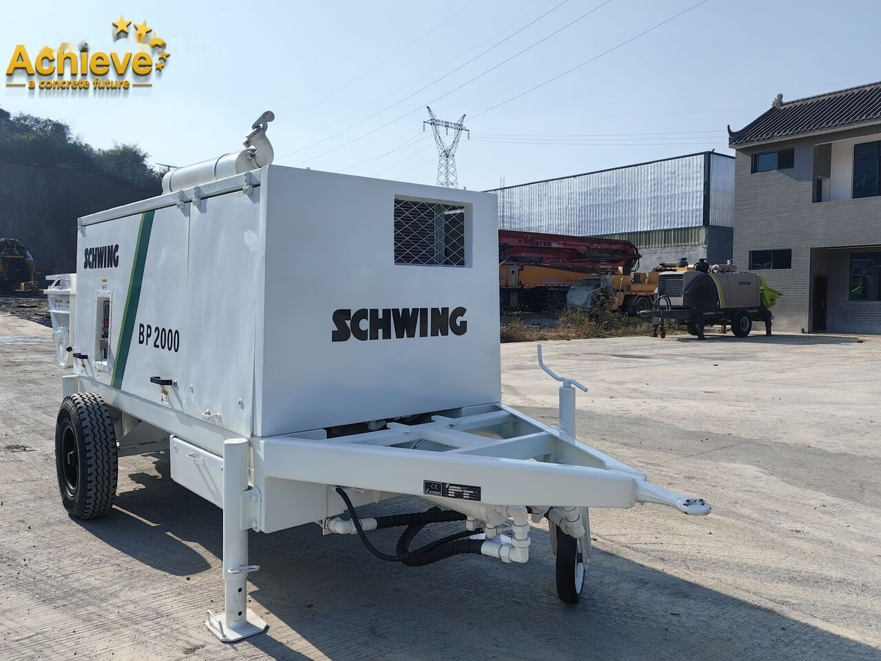 Καινούριο Σταθερή αντλία σκυροδέματος Schwing 【ACHIEVE】TOP CONDITION!!! Schwing Concrete Pump With Brand New H: φωτογραφία 10