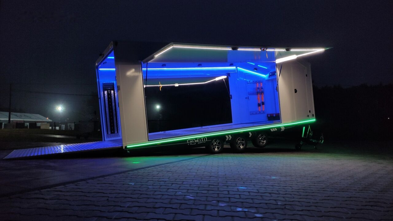Καινούριο Ρυμούλκα αυτοκινητάμαξα TA-NO SPORT TRANSPORTER 55 PREMIUM enclosed car trailer 5.5 x 2.3 m: φωτογραφία 17