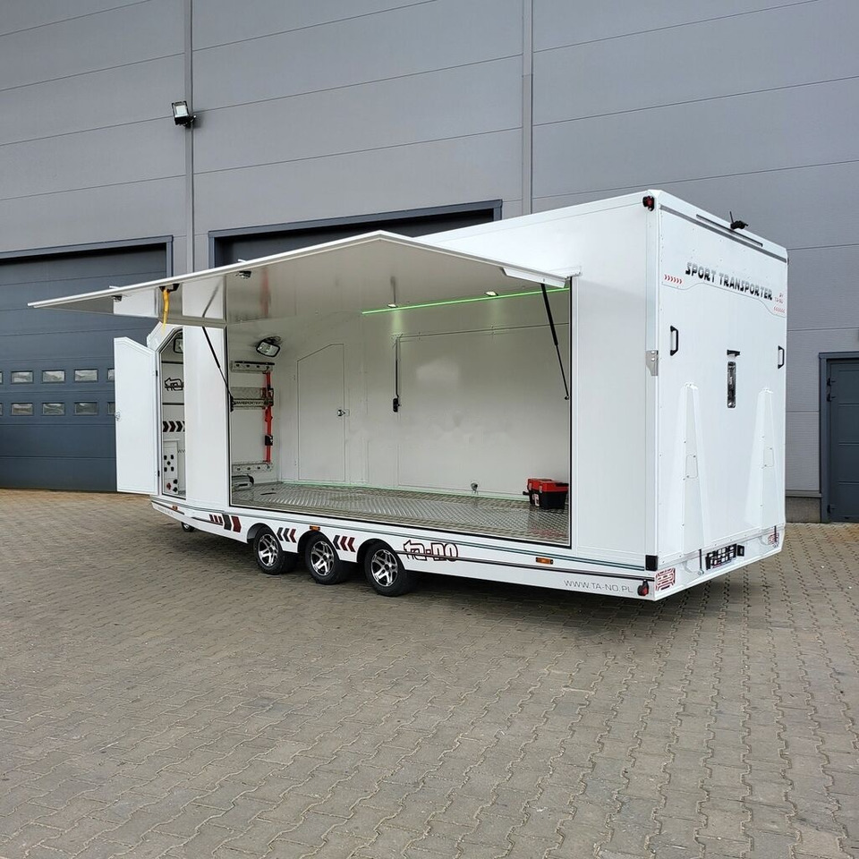 Καινούριο Ρυμούλκα αυτοκινητάμαξα TA-NO SPORT TRANSPORTER 55 PREMIUM enclosed car trailer 5.5 x 2.3 m: φωτογραφία 21