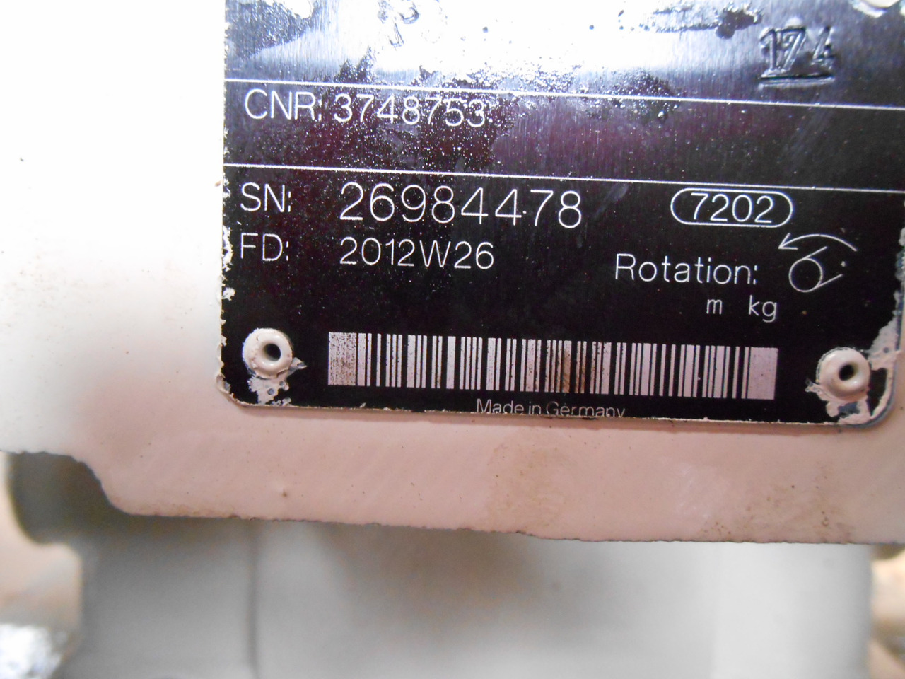 Υδραυλική αντλία για Κατασκευή μηχανήματα Terex O&K 3748753 -: φωτογραφία 2