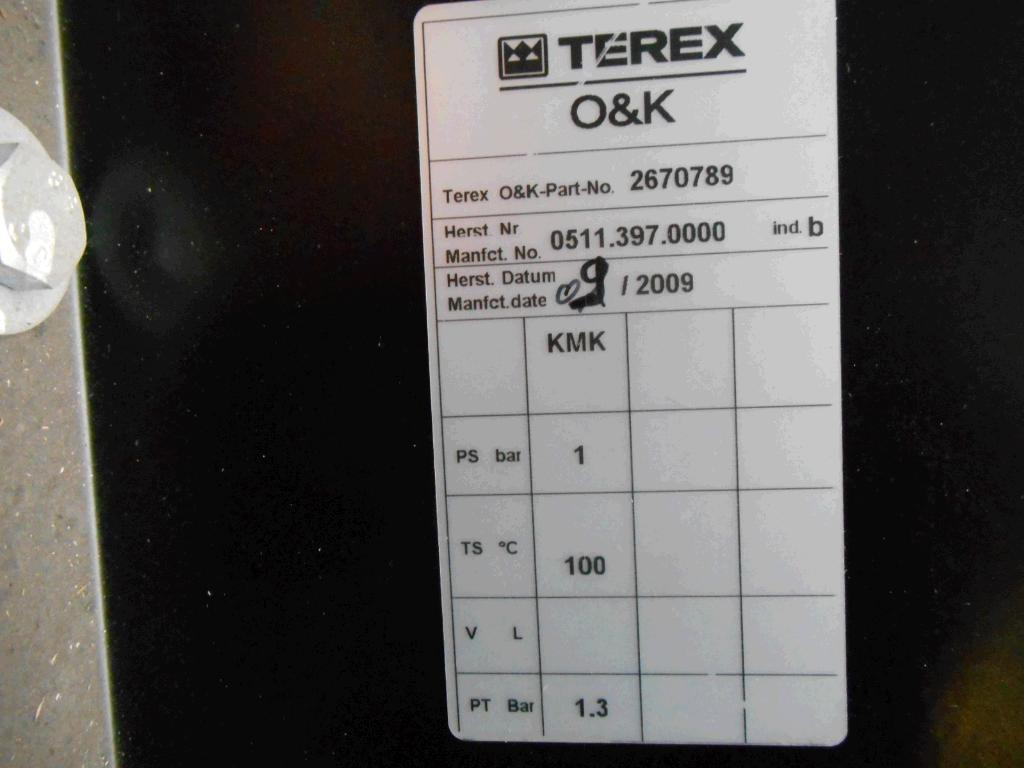 Καινούριο Ψυγείο αυτοκίνητο για Κατασκευή μηχανήματα Terex O&K 6002720 -: φωτογραφία 6