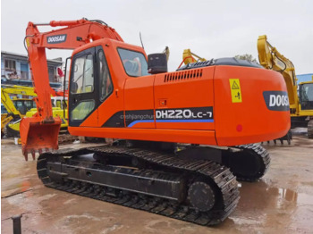 Ερπυστριοφόρος εκσκαφέας Used Doosan DH 220LC-7 crawler excavator  Doosan DH220 high-performance excavator in China for hot sale: φωτογραφία 3