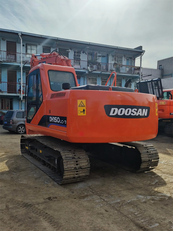 Ερπυστριοφόρος εκσκαφέας Used excavator doosan dh150lc-7 14 tons heavy used digger Original korea Doosan dh150lc-7 on sale: φωτογραφία 4
