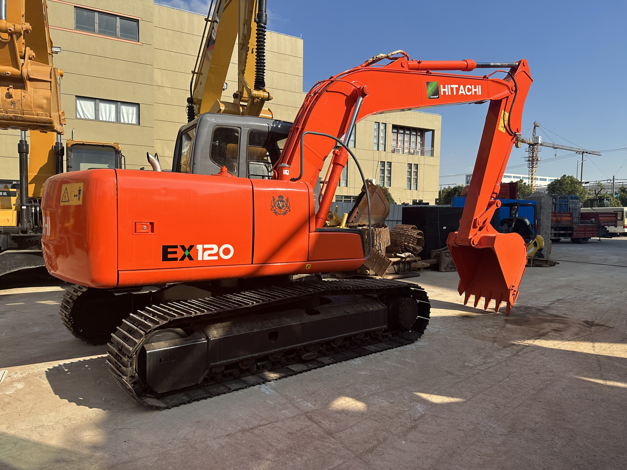 Ερπυστριοφόρος εκσκαφέας Used mini hitachi ex120 excavator Direct injection excavator for sale: φωτογραφία 11