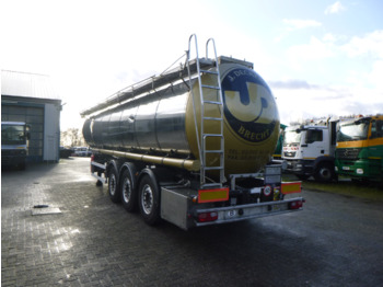 Επικαθήμενο βυτίο για τη μεταφορά χημικών ουσιών Van Hool Chemical tank inox 30 m3 / 1 comp ADR 12/03/2024: φωτογραφία 4