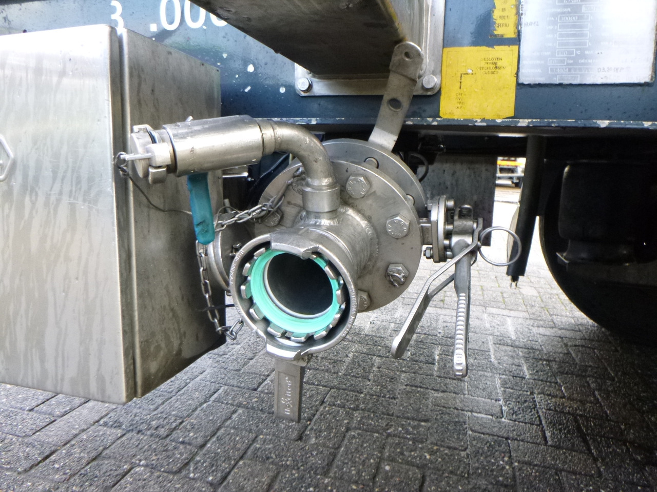 Επικαθήμενο βυτίο για τη μεταφορά χημικών ουσιών Van Hool Chemical tank inox 30 m3 / 1 comp ADR 12/03/2024: φωτογραφία 7