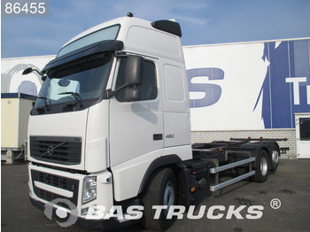 Φορτηγό μεταφοράς εμπορευματοκιβωτίων/ Κινητό αμάξωμα Volvo FH 460 XL VEB+ Liftachse Euro 5: φωτογραφία 1