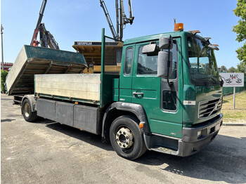 Φορτηγό ανατρεπόμενο Volvo FL 6-15 PLATEAU + KIPPER - A/C - *275.000km* - manueel - luchtvering: φωτογραφία 1