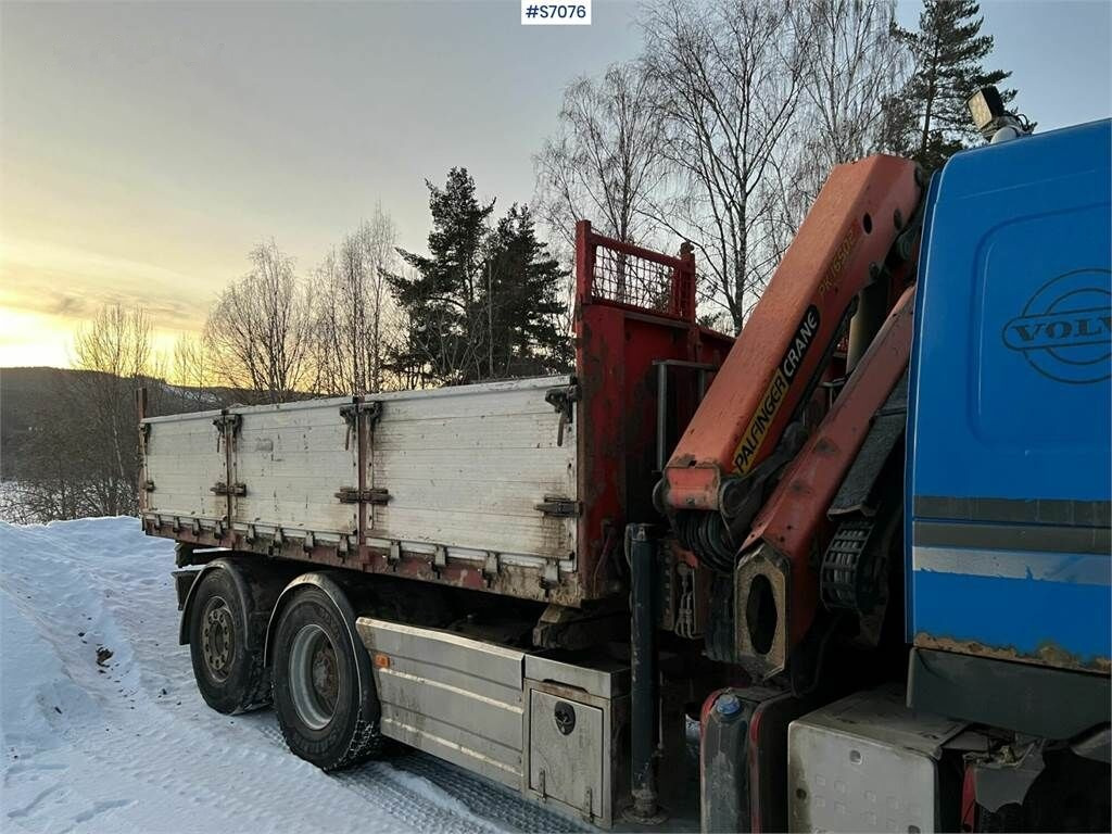 Φορτηγό με ανοιχτή καρότσα, Φορτηγό με γερανό Volvo FM 400 6*2 Crane Truck with tiltable flatbed + Pal: φωτογραφία 33