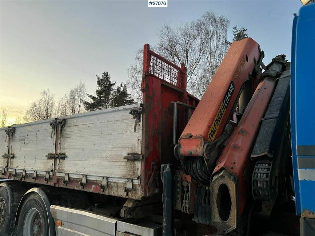 Φορτηγό με ανοιχτή καρότσα, Φορτηγό με γερανό Volvo FM 400 6*2 Crane Truck with tiltable flatbed + Pal: φωτογραφία 38
