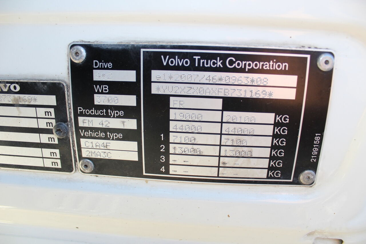Τράκτορας Volvo Hydraulika // FM 450 ADR EURO 6 Standard: φωτογραφία 12