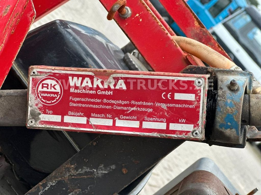 Εξοπλισμός σκυροδέματος Wakra A401 Fugenschneider 9,6 kW Bj.1999: φωτογραφία 7
